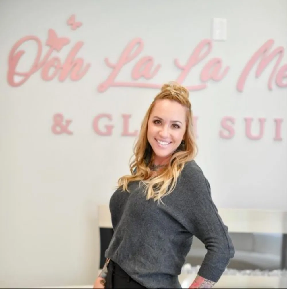 licensed cosmetologist megan at ooh la la med spa